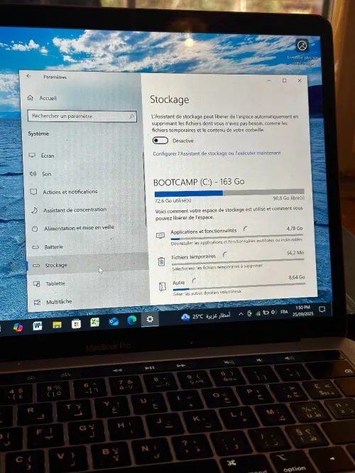 MacBook pro 2019 (avec windows system)
