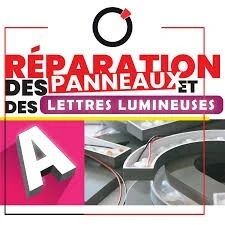 Réparation panneau publicitaire