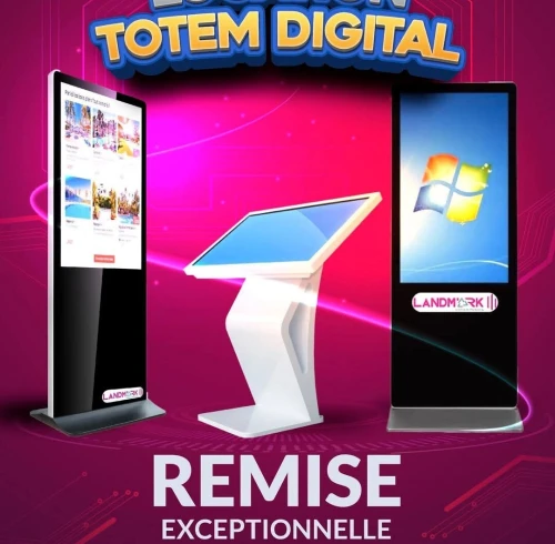 Location TOTEM TACTILE /BORNE TACTILE/ ÉCRAN GÉANT