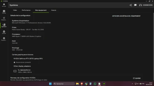 ASUS ROG STRIX G15 GPU 3070 CPU R7 5800H RAM 16 GB 512 SSD NVME