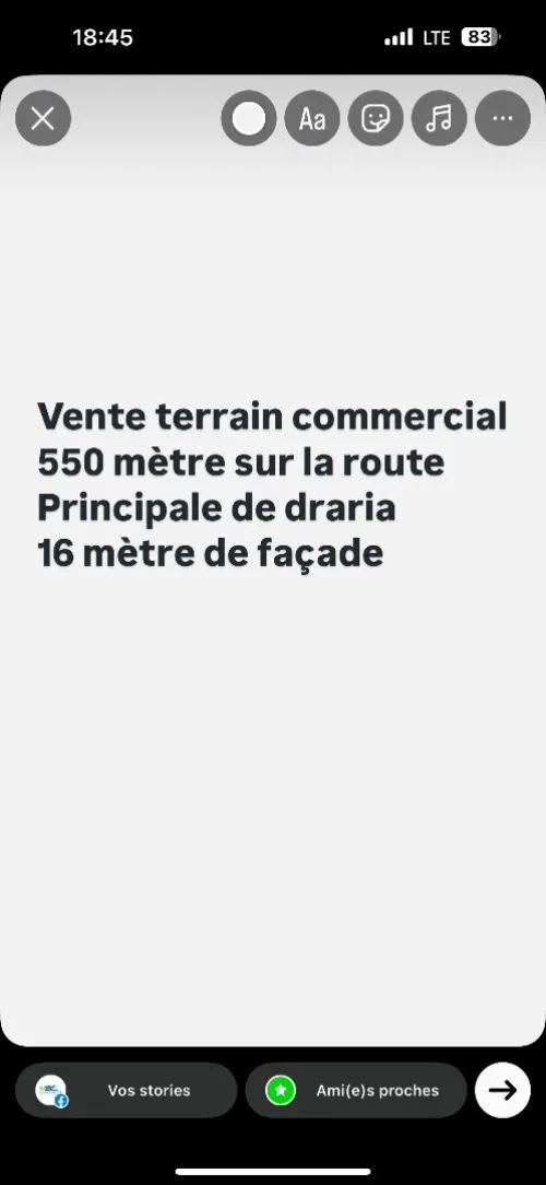 Vente Terrain Alger Draria