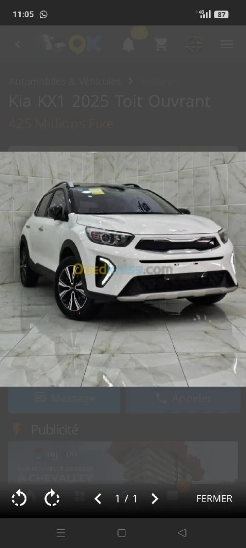 Kia KX1 2026 Toute option