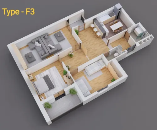 Vente Appartement F3 Médéa Medea