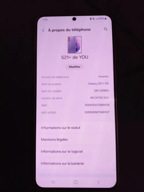 Samsung S21 plus 5g