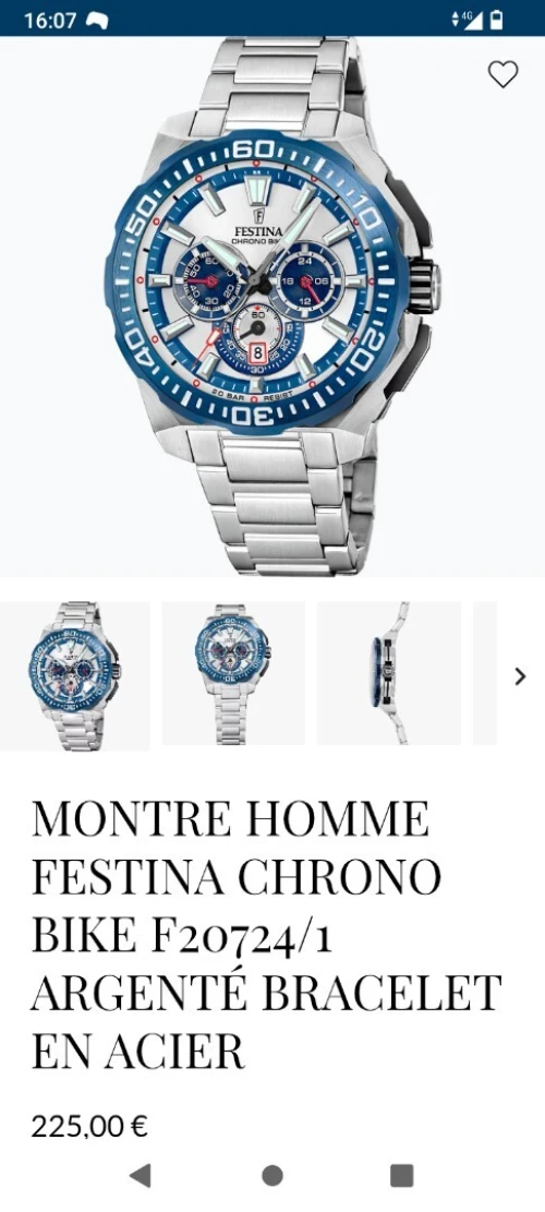 Montre Festina chronobike 2025
