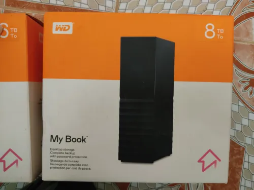 DISQUE DUR EXTERNE WD MY BOOK 8TB et 6TB