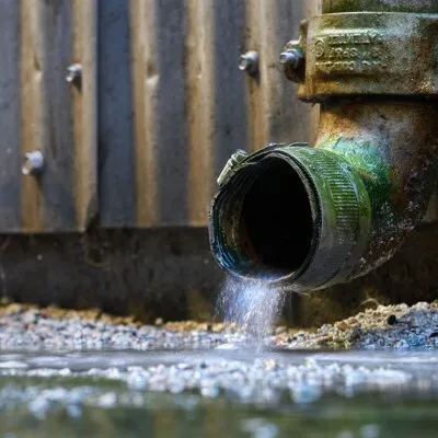 Camion débauchage canalisation vidange fosse septique