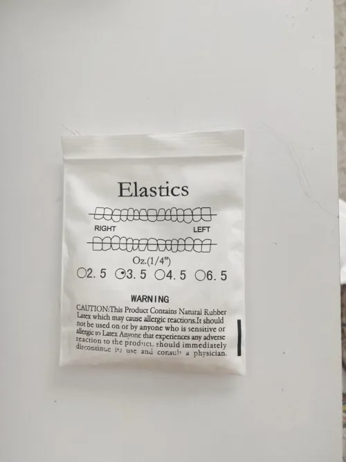 Élastique orthodontique 