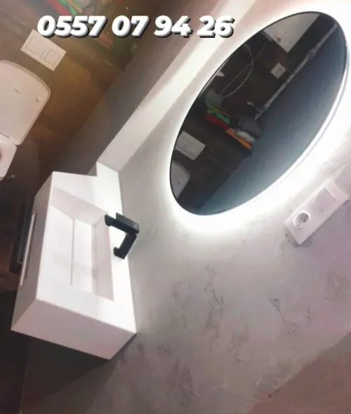 Lave mains sur mesure en Corian