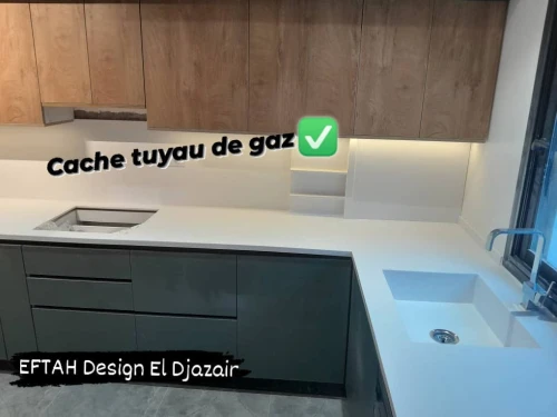 Plan de travail cuisine en Corian