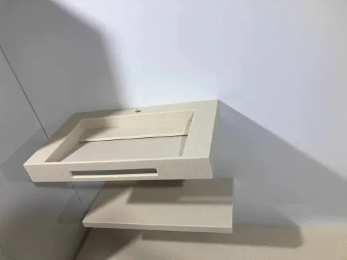 lavabo en solid surface CORIAN sur-mesure 