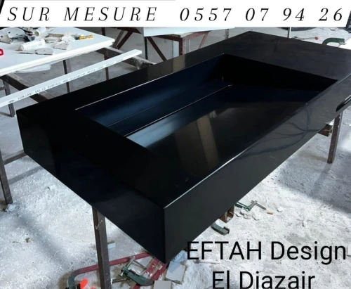 Lavabo sur mesure en Corian
