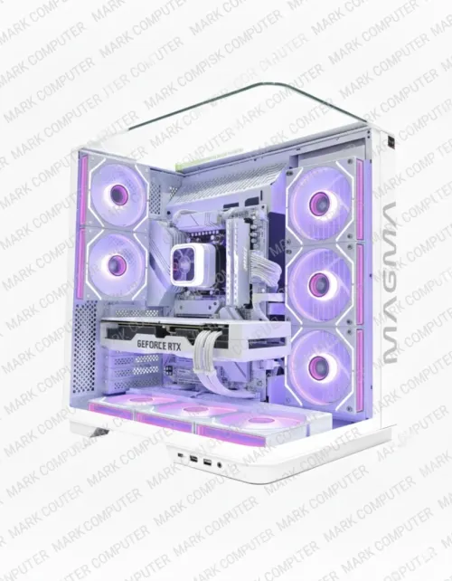 CASE MAGMA V333R WHITE 8FAN ARGB
