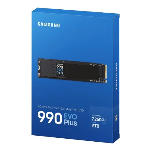 SSD 2TB 7250 Mo/s, NVME 990 EVO Plus, SAMSUNG(En configuration seulement)