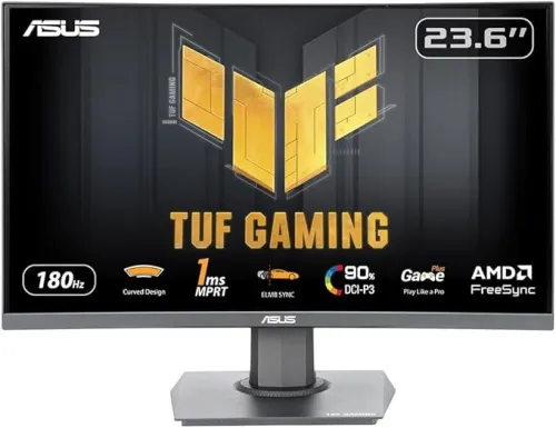 ASUS TUF Gaming VG24VQE 23.6"FHD 180HZ Curved 1MS