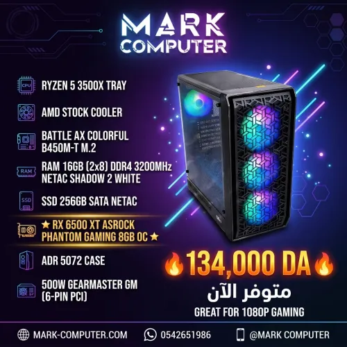 RYZEN 5 3500X + RX 6500XT