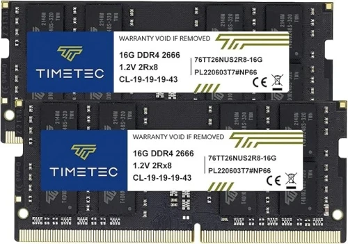 RAM DDR4 LAPTOP 32GB(2X16GB) TIMETEC  2666MT/S