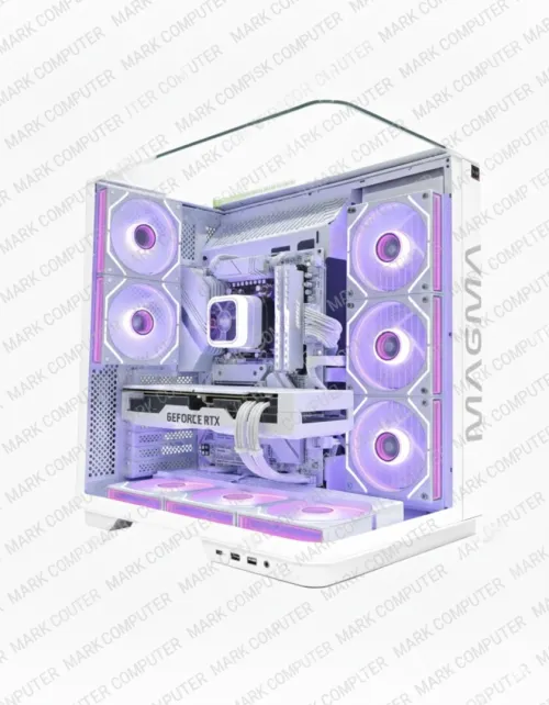 CASE MAGMA V333R WHITE 8FAN ARGB