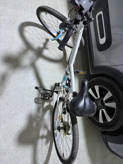 Vélo VTC B-Twin Original 100 8-12ans Mixte garçon et fille