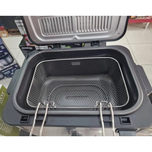 Friteuse A Huile Electrique SilverCrest 3 Paniers 2000W 4 Litres - مقلاة زيت كهربائية