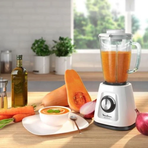 Blender Mixeur En Verre Moulinex Blendforce 800W 1.75L avec 3 Vitesses