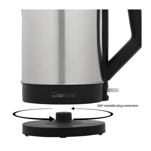 Bouilloire Électrique Clatronic Sans Fil En Inox 1.5L 2200W - غلاية كهربائية