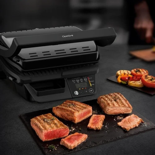 Panineuse et Grill TEFAL Électrique 2000W avec 6 Programmes - OptiGrill Intelligent Grill