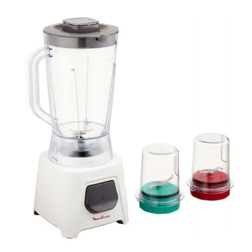 Blender Mixeur Moulinex Blendeo 450W 1.5L Avec 02 Moulins Fonction Ice Crush - خلاط كهربائي مولينكس