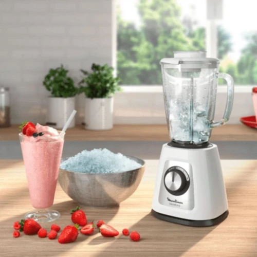Blender Mixeur En Verre Moulinex Blendforce 800W 1.75L avec 3 Vitesses