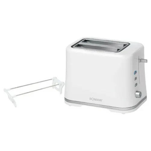 Grille Pain Electrique Bomann 2 Tranches 870 W avec Fonctions Décongélation et Réchauffage - TA 1577 CB