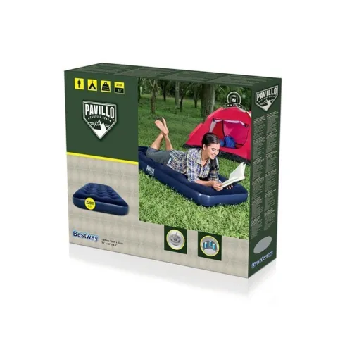 Matelas Gonflable 1 place pour Camping Bivouac Plage - Bestway Pavillo - فراش تخييم قابل للنفخ