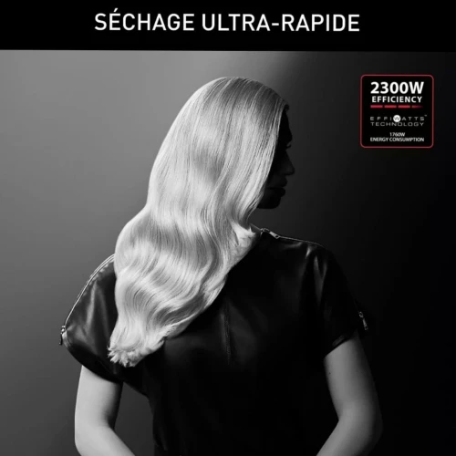 Sechoir Sèche Cheveux Calor X Karl Lagerfeld 2100W À Technologie Effiwatts - مجفف شعر
