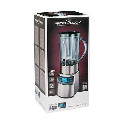 Blender Mixeur Électrique En Verre 1200W 1.8L Proficook خلاط كهربائي 1.8 لتر