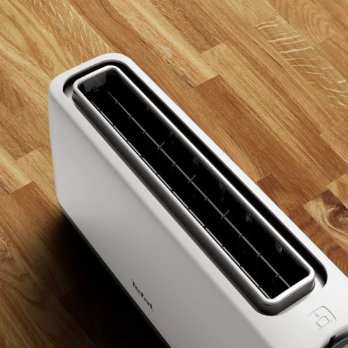 Grille Pain Compact TEFAL 850W 7 niveaux - Fonctions Réchauffage et Décongélation - Toaster Minim 