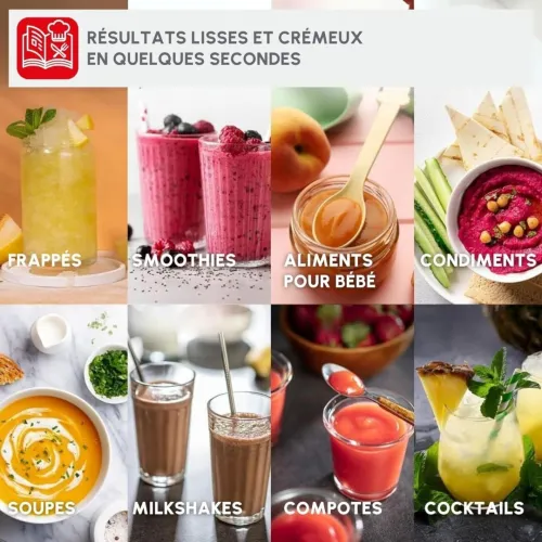 Blender Mixeur Moulinex BlendForce En Verre 1.75L 800W - 2 Vitesses + Fonction Pulse et Verre Doseur