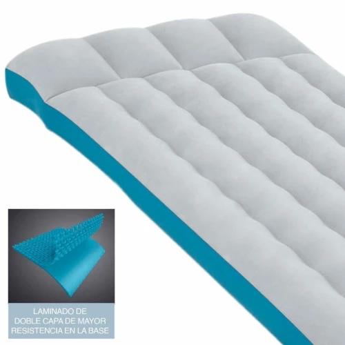 Matelas De Camping Gonflable 1 Place 189x72x15Cm Ultra Léger Wave Beam pour Camping et Plage - INTEX