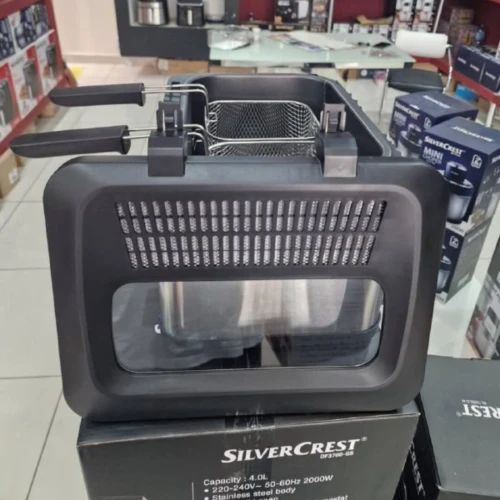 Friteuse A Huile Electrique SilverCrest 3 Paniers 2000W 4 Litres - مقلاة زيت كهربائية