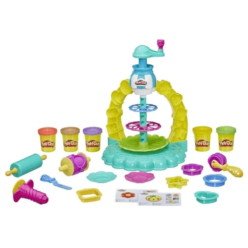 Play Doh Set de Pate à Modeler Sprinkle Cookie Surprise avec 5 Pots et Moules