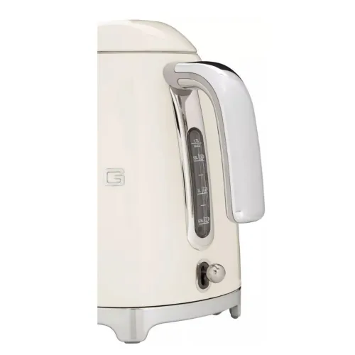 Bouilloire Électrique SMEG Sans fil 1.7L 2400W - Esthétique Années 50 Créme