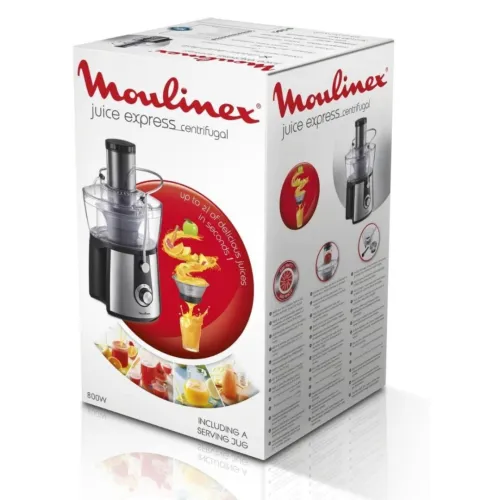 Centrifugeuse Extracteur De Jus Moulinex Électrique 800W 1.4L INOX - Juice Express - عصارة