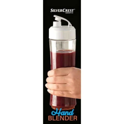 Bras Mixeur Avec Mini Blender 2 En 1 SilverCrest - 600W 2 Vitesses - Verre Doseur 0.6L