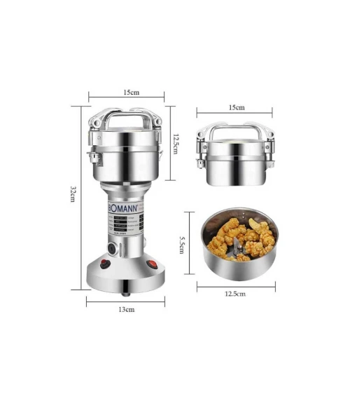 Moulin a Café et épices électrique Professionnel - 150g 850W Bomann - مطحنة توابل و قهوة 150غ 