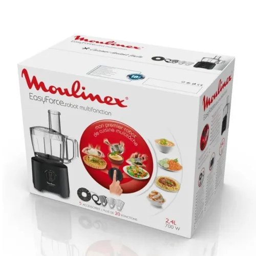 Robot Multifonction Moulinex EasyForce 800W 2.4L Avec 15 Fonctions et 4 Accessoires