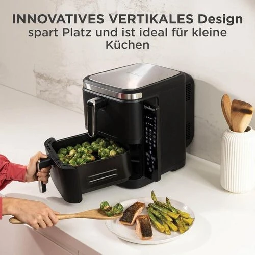Friteuse Air Fryer Sans Huile 11L 2800W Double Bac Vertical 11L 2800W - BERGMANN