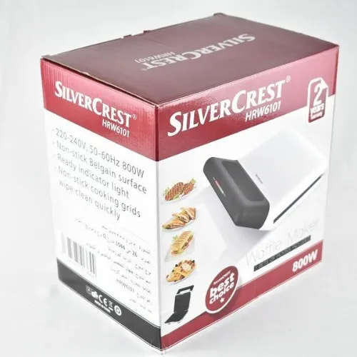 Panineuse Et Gaufrier Electrique 3en1 SilverCrest Multifonctions 800 W - HRW6101