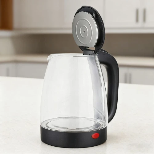Bouilloire Électrique Silver Crust 1.5 L En Verre 1500W Sans Fil - غلاية كهربائية