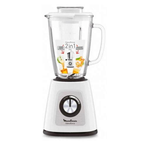 Blender Mixeur + Centrifugeuse Moulinex Blendforce 2en1 800W 1.75L En Verre