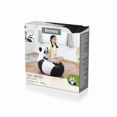 Fauteuil Pouf et Chaise Gonflable Motif Animaux Ergonomique Bestway - Cadeau Parfait pour Enfants 