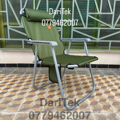Chaise longue Pliante avec coussin pochette et poignée Importation pour plage et camping - كرسي بحر 