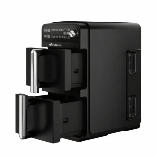 Friteuse Air fryer Multismart Double Bac 10L 2400W Multifonctions Écran Digital LED - مقلاة هوائية